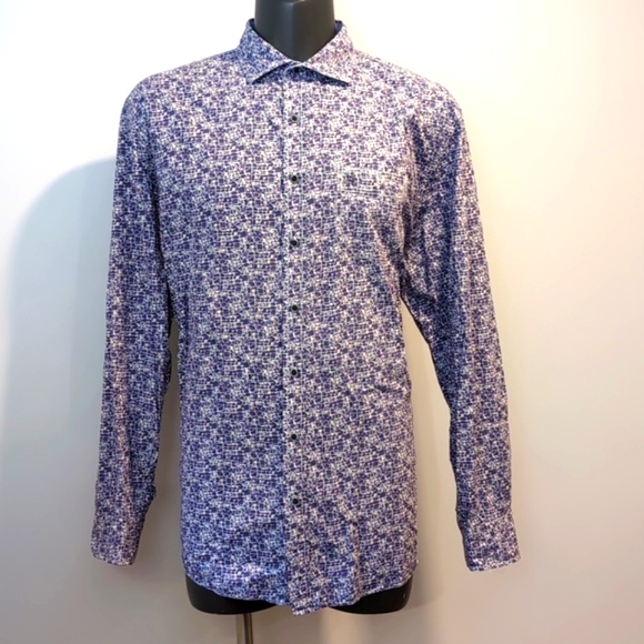 Fellows United Purple Patterned Shirt - Picture 2 of 11